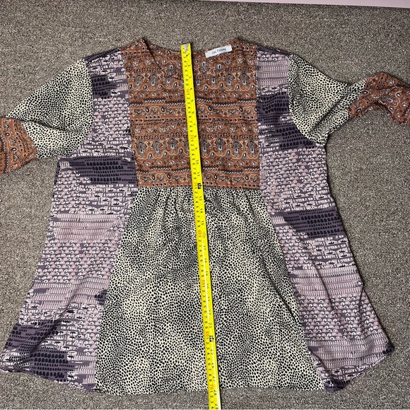 Ces Femme Multicolor Patchwork Blouse - Picture 7 of 9